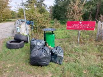 Podsumowanie jesiennego sprzątania Rawki – 04.10.2025 r., 